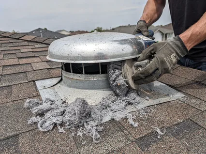 Cleaning Dryer Vent On Roof in Buckeye