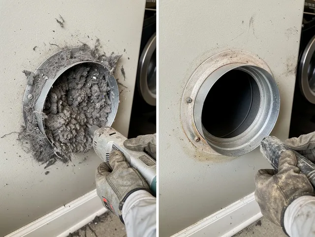 Professional clogged vent cleaning by Buckeye Dryer Vent Cleaning in Buckeye