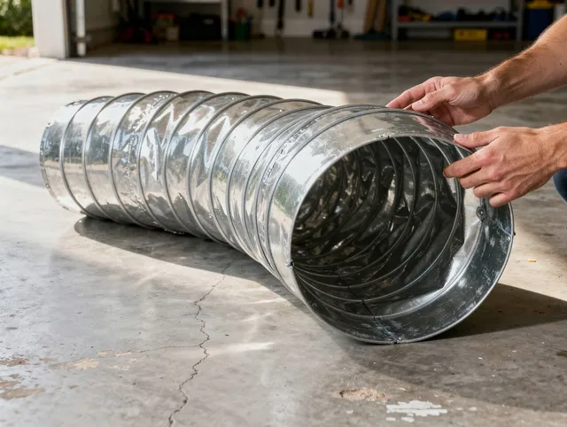 Buckeye Dryer Vent Cleaning specialist using advanced equipment for thorough duct cleaning in Buckeye