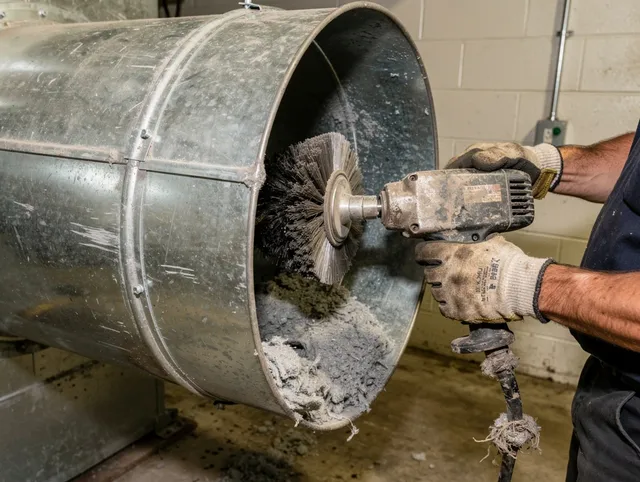 Industrial-grade dryer vent cleaning by Buckeye Dryer Vent Cleaning in Buckeye